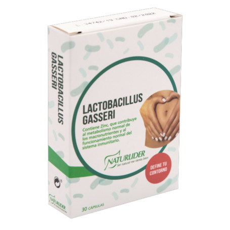 LACTOBACILLUS GASSERI CON ZINC 30 CAPSULAS VEG. NATURLIDER