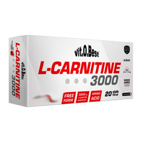 L-CARNITINE 3000 - 20 VIALES 10Ml. COLA ZERO VIT.O.BEST