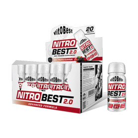 NITROBEST 2.0 - 20 VIALES 60 Ml. FRUTAS DEL BOSQUE VIT.O.BEST