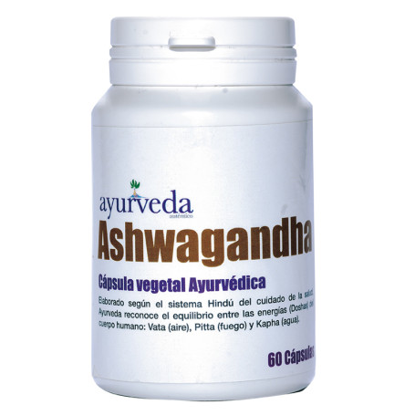 ASHWAGANDHA 60 CAPSULAS AYURVEDA