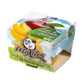 PURE DE MANZANA Y PLATANO BIO 200Gr. MAXITOS