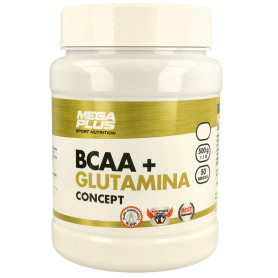 BCAA + GLUTAMINA MANDARINA EXTREME PURITY 300Gr. MEGAPLUS