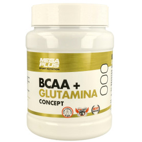 BCAA + GLUTAMINA MANDARINA EXTREME PURITY 600Gr. MEGAPLUS