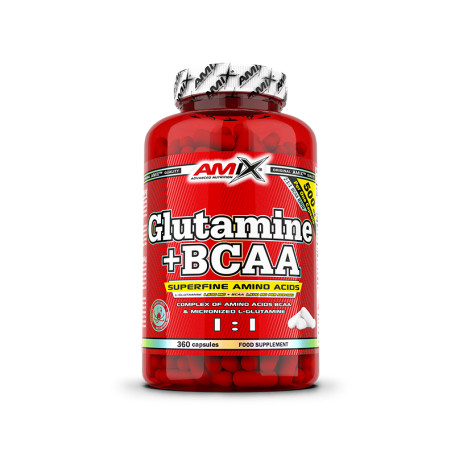 GLUTAMINE+BCAA 360 CAPS AMIX