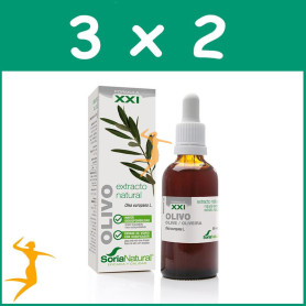 Pack 3x2 EXTRACTO DE OLIVO FÓRMULA XXI 50Ml. SORIA NATURAL