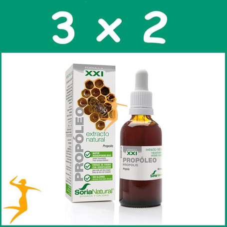 Pack 3x2 EXTRACTO DE PROPOLEO FORMULA XXI 50Ml. SORIA NATURAL