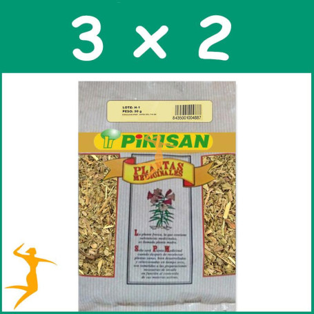 Pack 3x2 BOLSA LLANTEN HOJAS 40Gr. PINISAN