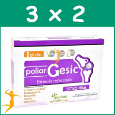 Pack 3x2 POLIAR GESIC 30 CAPSULAS PINISAN