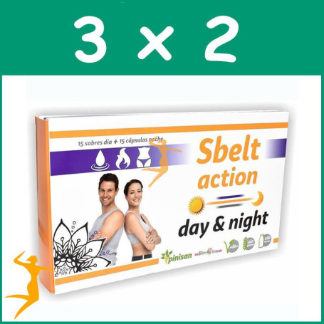 Pack 3x2 SBELT ACTION DAY & NIGHT 15+15 PINISAN