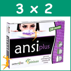 Pack 3x2 ANSI PLUS 30 CAPSULAS PINISAN