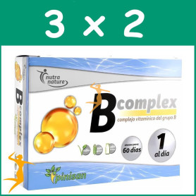 Pack 3x2 B COMPLEX 60 CAPSULAS PINISAN