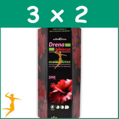 Pack 3x2 DRENA HIBISCUS 500ML PINISAN