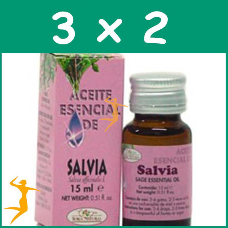 Pack 3x2 ESENCIA DE SALVIA 15cc SORIA NATURAL