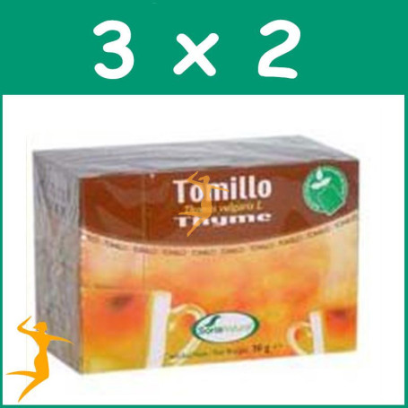 Pack 3x2 INFUSIONES TOMILLO SORIA NATURAL