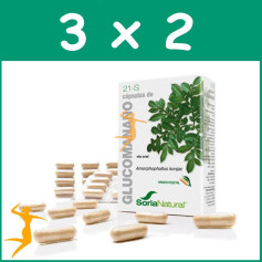 Pack 3x2 CÁPSULAS 21-S GLUCOMANANO SORIA NATURAL