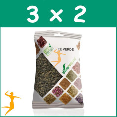 Pack 3x2 TE VERDE 70Gr. SORIA NATURAL