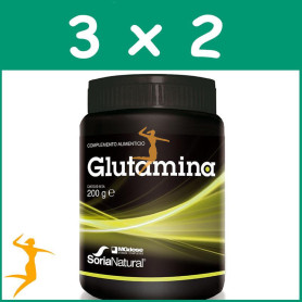 Pack 3x2 GLUTAMINA 200Gr. MGDOSE