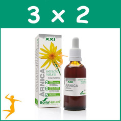 Pack 3x2 EXTRACTO DE ÁRNICA FÓRMULA XXI 50Ml. SORIA NATURAL