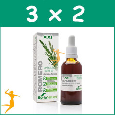 Pack 3x2 EXTRACTO DE ROMERO FORMULA XXI 50Ml. SORIA NATURAL