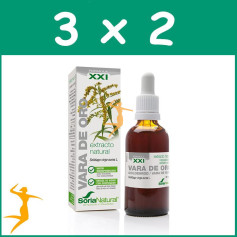 Pack 3x2 EXTRACTO DE VARA DE ORO FÓRMULA XXI 50Ml. SORIA NATURAL