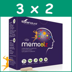 Pack 3x2 MEMOALZ 60 COMPRIMIDOS DE 1100Mg. SORIA NATURAL
