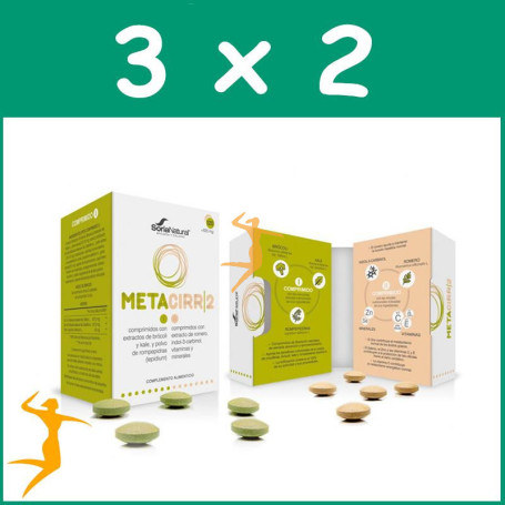 Pack 3x2 METACIRR2 120 COMPRIMIDOS SORIA NATURAL