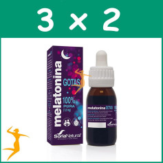 Pack 3x2 MELATONINA GOTAS 50 ML SORIA NATURAL