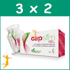 Pack 3x2 CAPSLIM GEL 14 SOBRES SORIA NATURAL