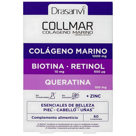 COLLMAR ESENCIALES BELLEZA 60 COMPRIMIDOS DRASANVI