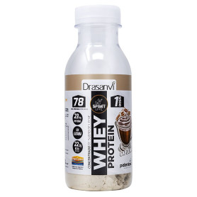 BOTELLA MONODOSIS WHEY PROTEIN CONCENTRADO CAPUCH. 30GR DRASANVI