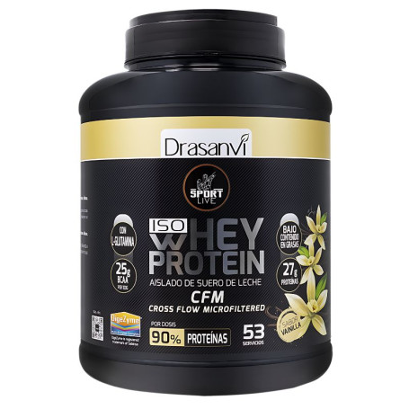 WHEY PROTEIN AISLADO VAINILLA 1,6KG SPORT LIVE DRASANVI