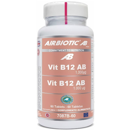 VIT B12 AB 1.000 µg 60 TABLETAS AIRBIOTIC