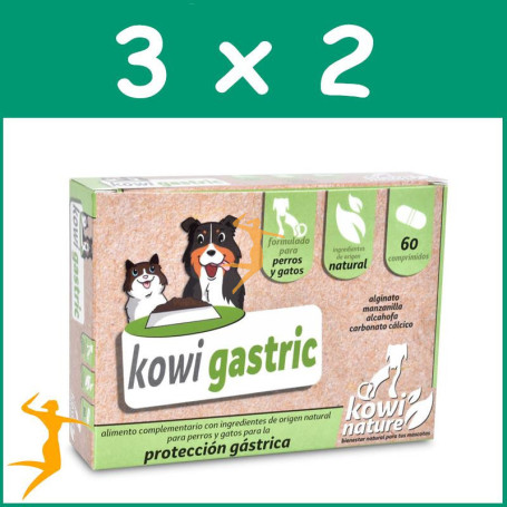 Pack 3x2 Kowi Gastric, 60 comprimidos KOWI NATURE