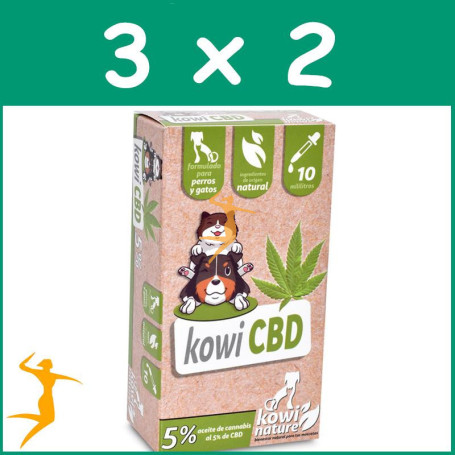 Pack 3x2 Kowi CBD, 10 ml KOWI NATURE