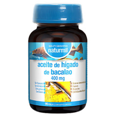 ACEITE DE HÍGADO DE BACALAO 400MG 90 PERLAS NATURMIL