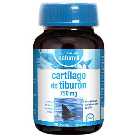 CARTILAGO DE TIBURÓN 750MG 180 CÁPSULAS NATURMIL