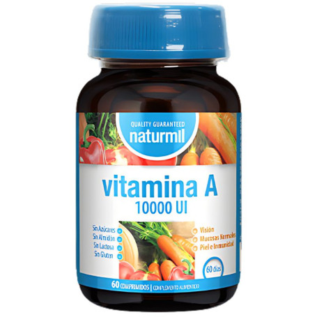 VITAMINA A 10.000UI 60 COMPRIMIDOS NATURMIL