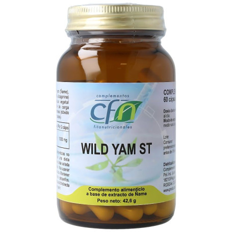 WILD YAM ST 500MG 60 CÁPSULAS CFN