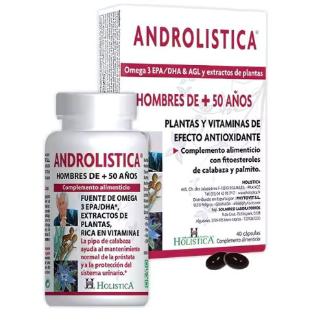 ANDROLISTICA 40 CÁPSULAS HOLISTICA