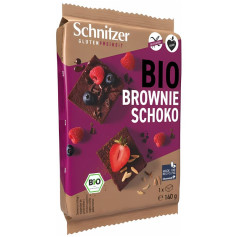 BROWNIE DE CHOCOLATE NEGRO SIN GLUTEN 140GR SCHNITZER