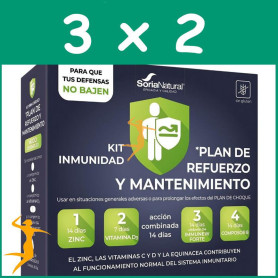 Pack 3x2 KIT INMUNIDAD PLAN DE REFUERZO Y MANTENIMIENTO SORIA NATURAL