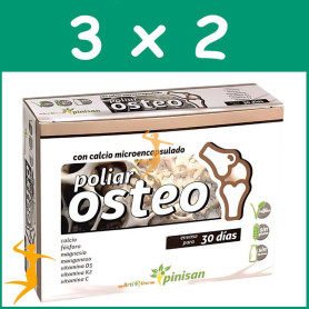 Pack 3x2 POLIAR OSTEO 60 CÁPSULAS PINISAN