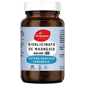 BISGLICINATO DE MAGNESIO + B6 60CAPSULAS GRANERO