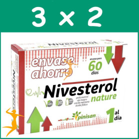 Pack 3x2 NIVESTEROL NATURE 60 CÁPSULAS PINISAN