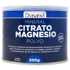 MINERAL CITRATO DE MAGNESIO POLVO 200GR DRASANVI