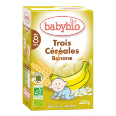 TRES CEREALES PLÁTANO BABYBIO