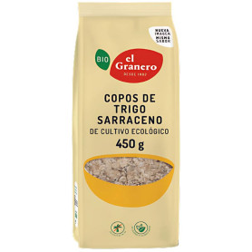 COPOS DE TRIGO SARRACENO SIN GLUTEN BIO 450GR GRANERO