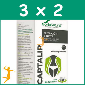 Pack 3x2 CAPTALIP 60 COMPRIMIDOS SORIA NATURAL