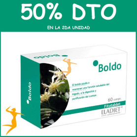 BOLDO 60 COMPRIMIDOS ELADIET OFERTA 2DA AL 50%