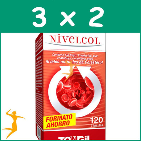 OFERTA 3x2 NIVELCOL 120 CÁPSULAS TONGIL